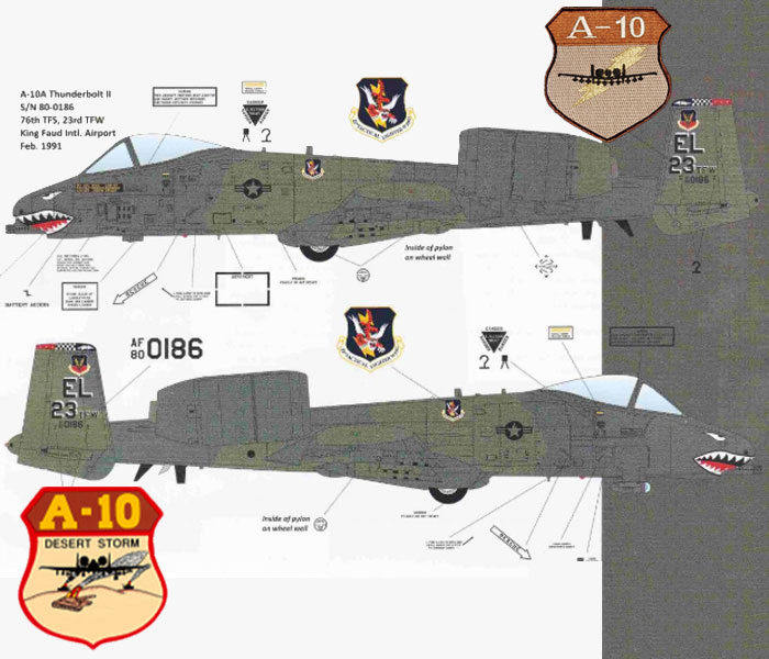 About the A-10 Warthog's of the Persian Gulf War 1991