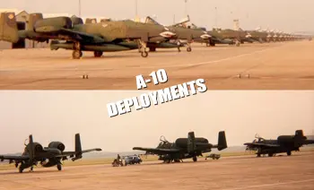 Deployed A-10's to the Persian Gulf War 1991