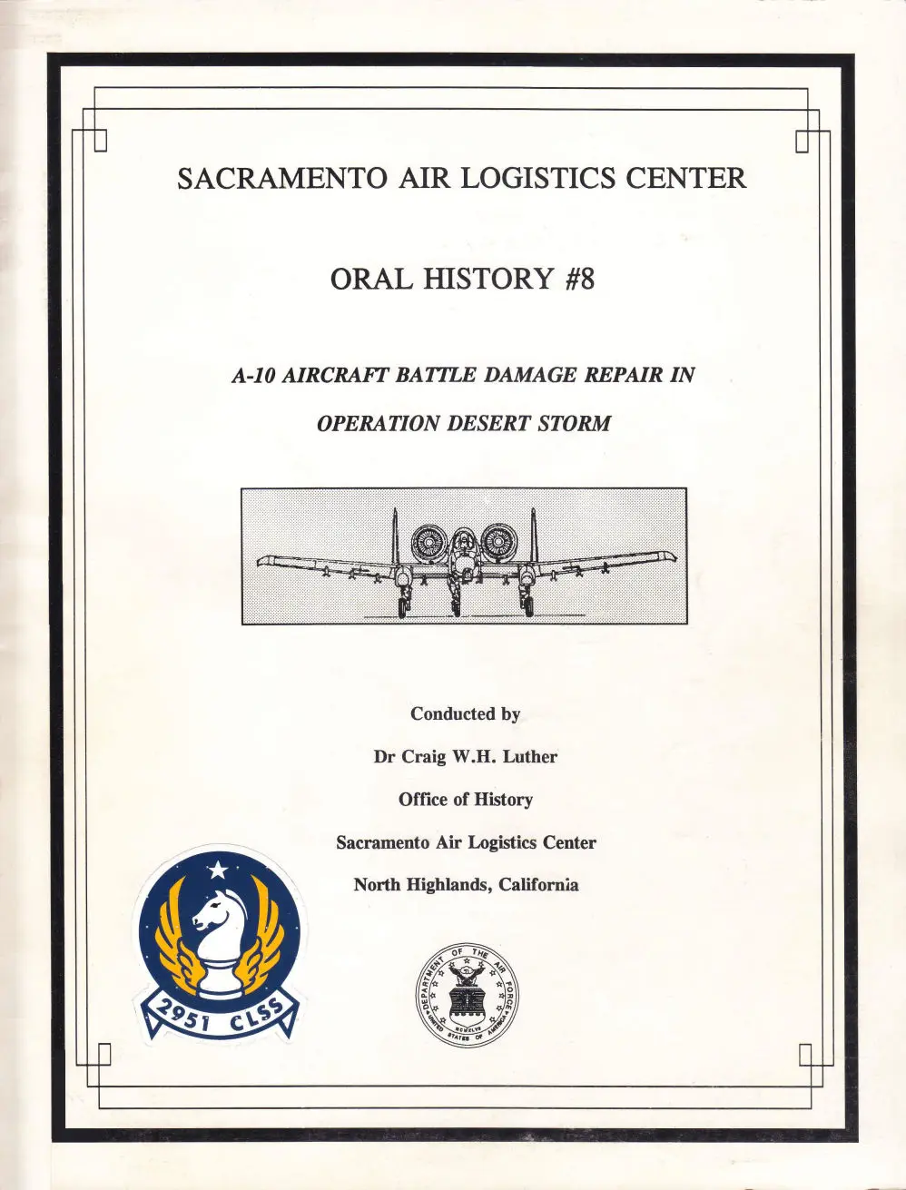 A-10 ABDR in Operation Desert Storm